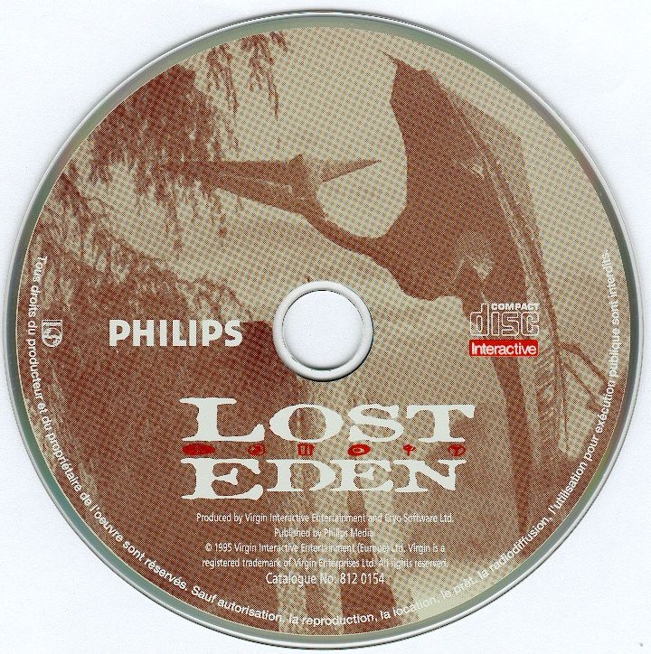 Lost Eden box art for CD-i